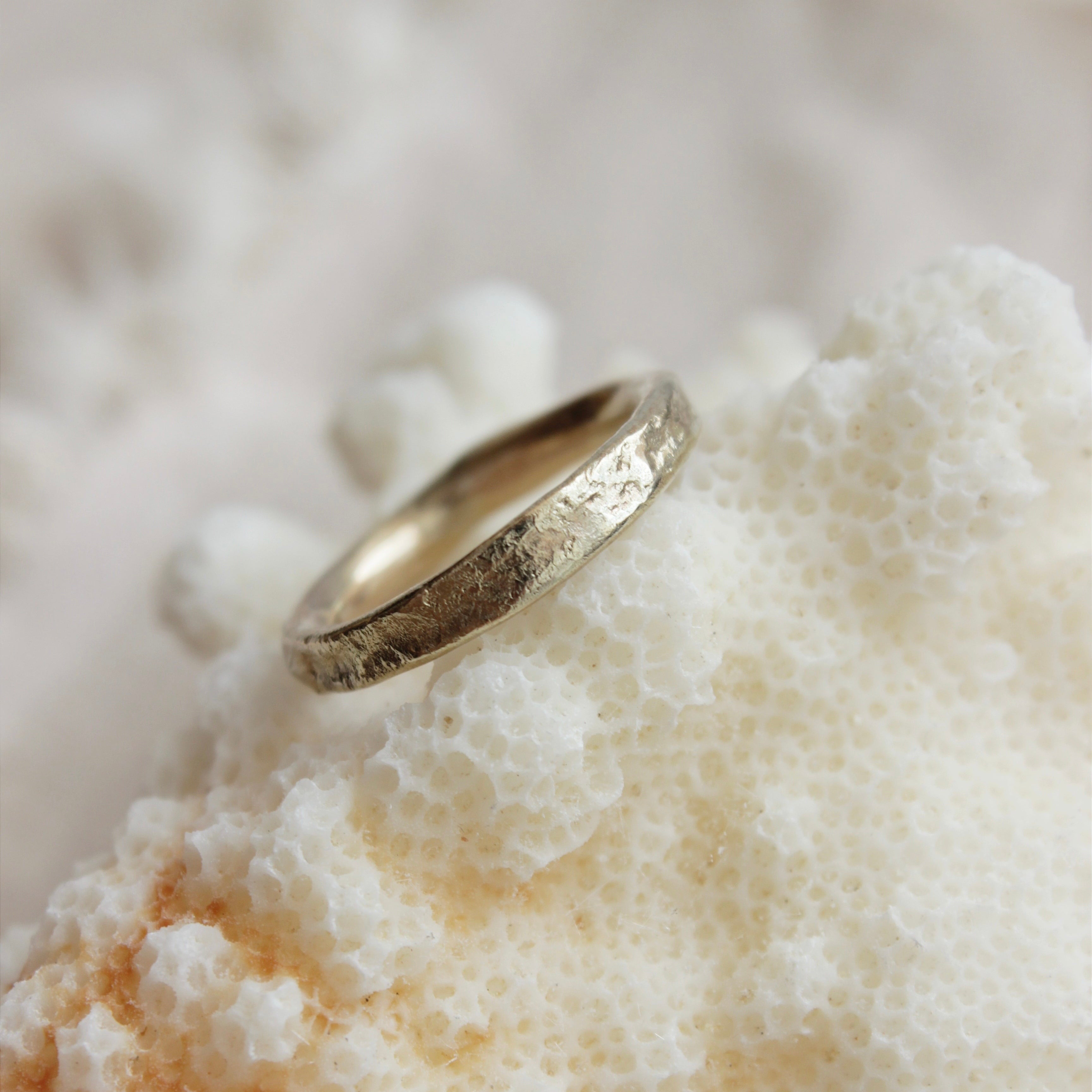Organic Gold Wedding Band