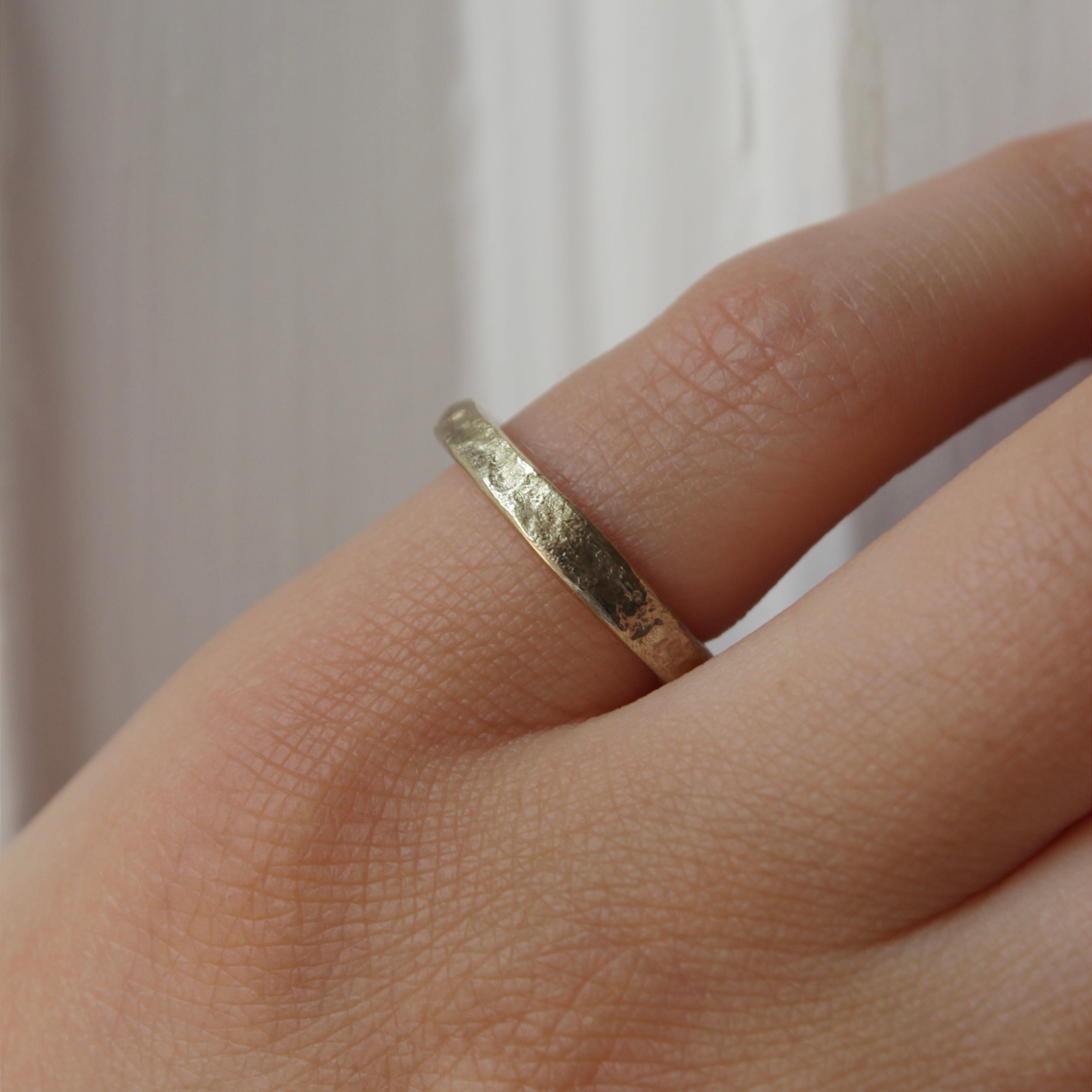 Organic Gold Wedding Band